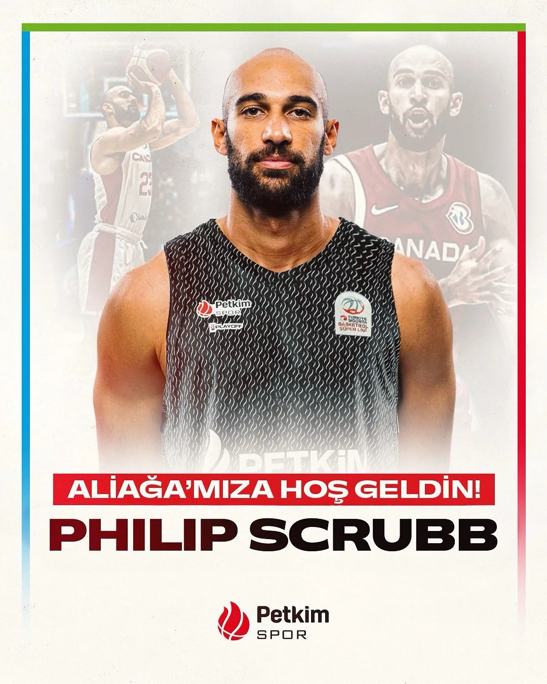 Aliağa Petkimspor, bir dönem Bahçehir Basketbol formasını da giyen Kanadalı
