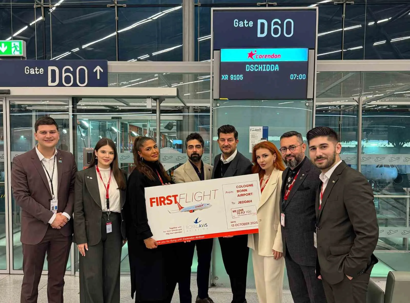 20. yılını kutlayan Corendon Airlines, Almanya, Avusturya ve Hollanda’dan Cidde