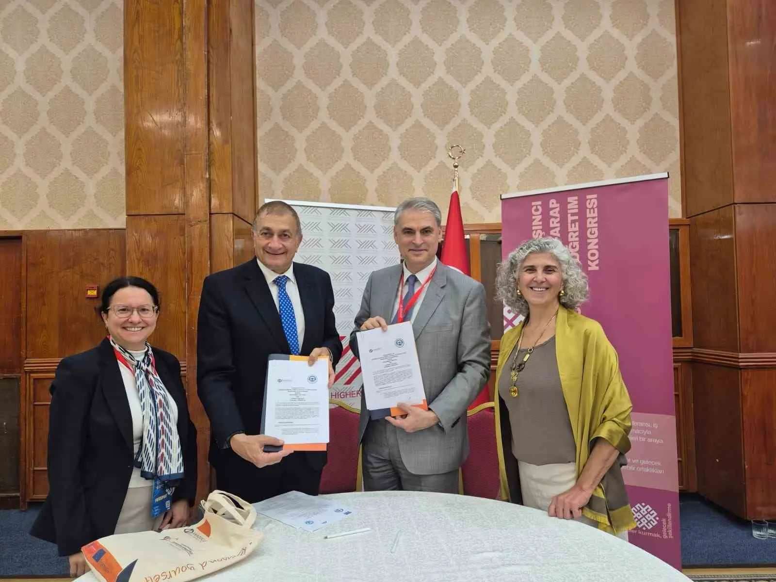 Eskişehir Anadolu Üniversitesi heyeti, ’5. Türk-Arap Üniversiteleri Rektörleri’ Kongresi çerçevesinde