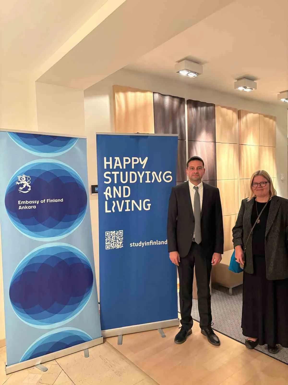 Finlandiya Büyükelçiliği’nin Ankara’da düzenlediği eğitim etkinliğine Eskişehir’den katılan Anadolu Üniversitesi,