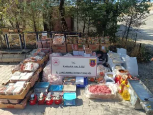 Ankara’nın Yenimahalle ilçesinde bir iş yerinde 1 milyon lira değerinde