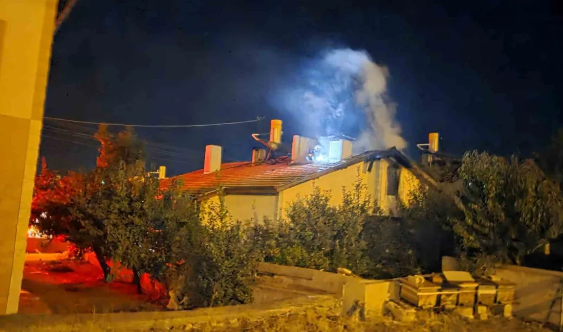 Ankara’nın Elmadağ ilçesinde iki katlı bir binada çıkan yangından 2