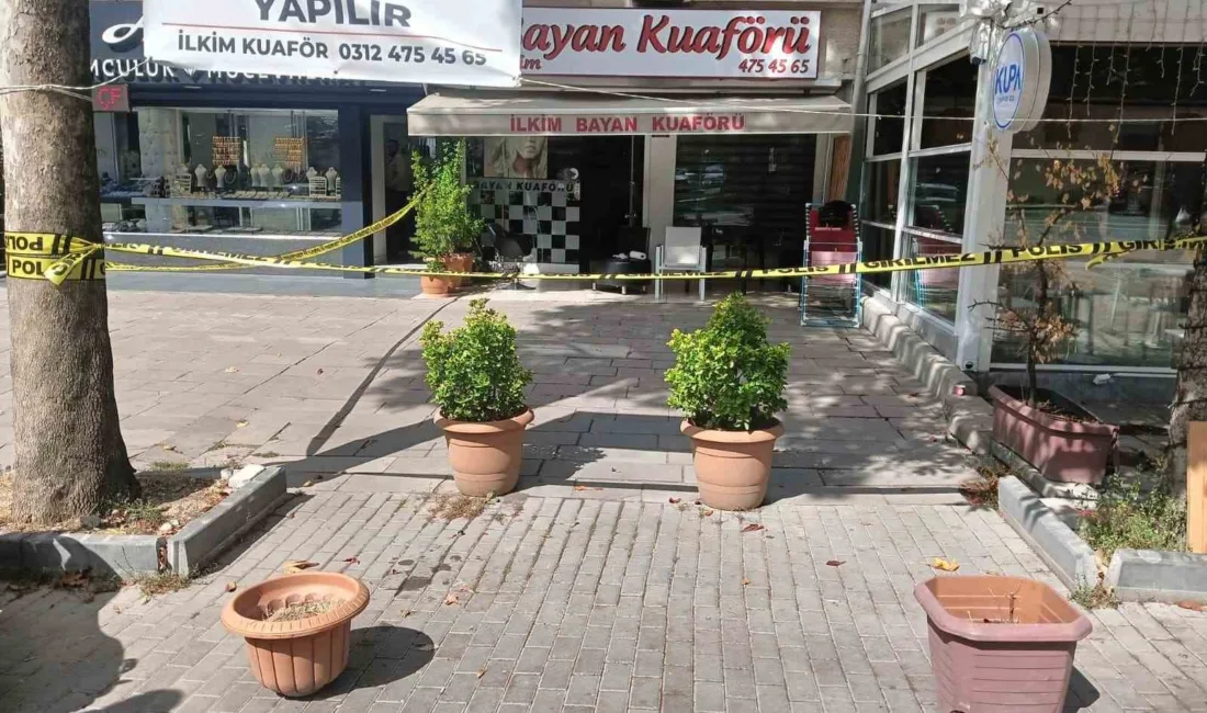 Ankara’da kimliği belirsiz saldırgan, alacak verecek meselesi nedeniyle kadın kuaförüne