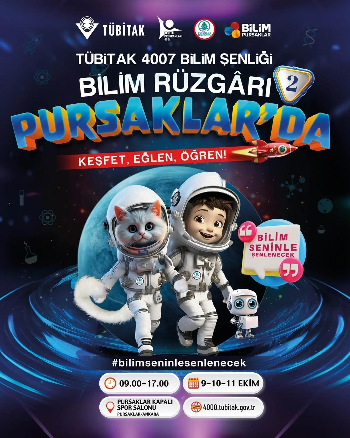 Ankara Pursaklar Belediyesi’ne bağlı Bilim Pursaklar ekibi uhdesinde hazırlanan ve
