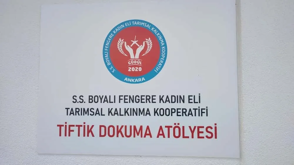 Ankara’nın Güdül ilçesinde tiftik keçisi yününden doğal boyalarla tekstil ürünleri