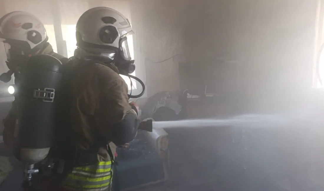 Hatay’da yaşanan yangında müstakil ev kullanılmaz hale geldi. Yangın, Antakya