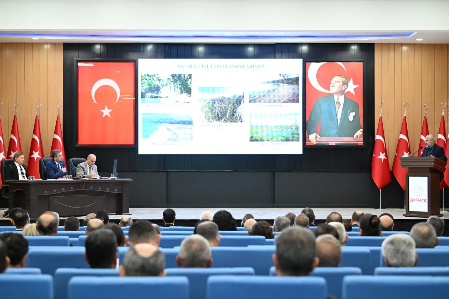 Antalya Valisi Hulusi Şahin başkanlığında gerçekleştirilen 2025 yılı 4. İl