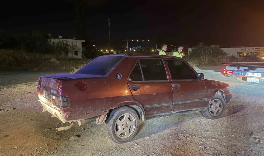 Antalya’nın Gazipaşa ilçesinde alkollü sürücünün neden olduğu trafik kazası ucuz