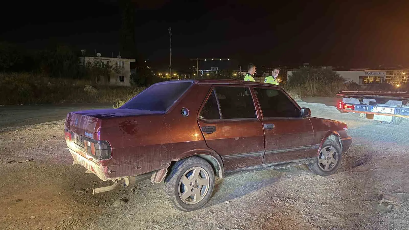 Antalya’nın Gazipaşa ilçesinde alkollü sürücünün neden olduğu trafik kazası ucuz