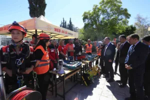13 Ekim Dünya Afet Risklerinin Azaltılması Günü kapsamında, Antalya genelinde