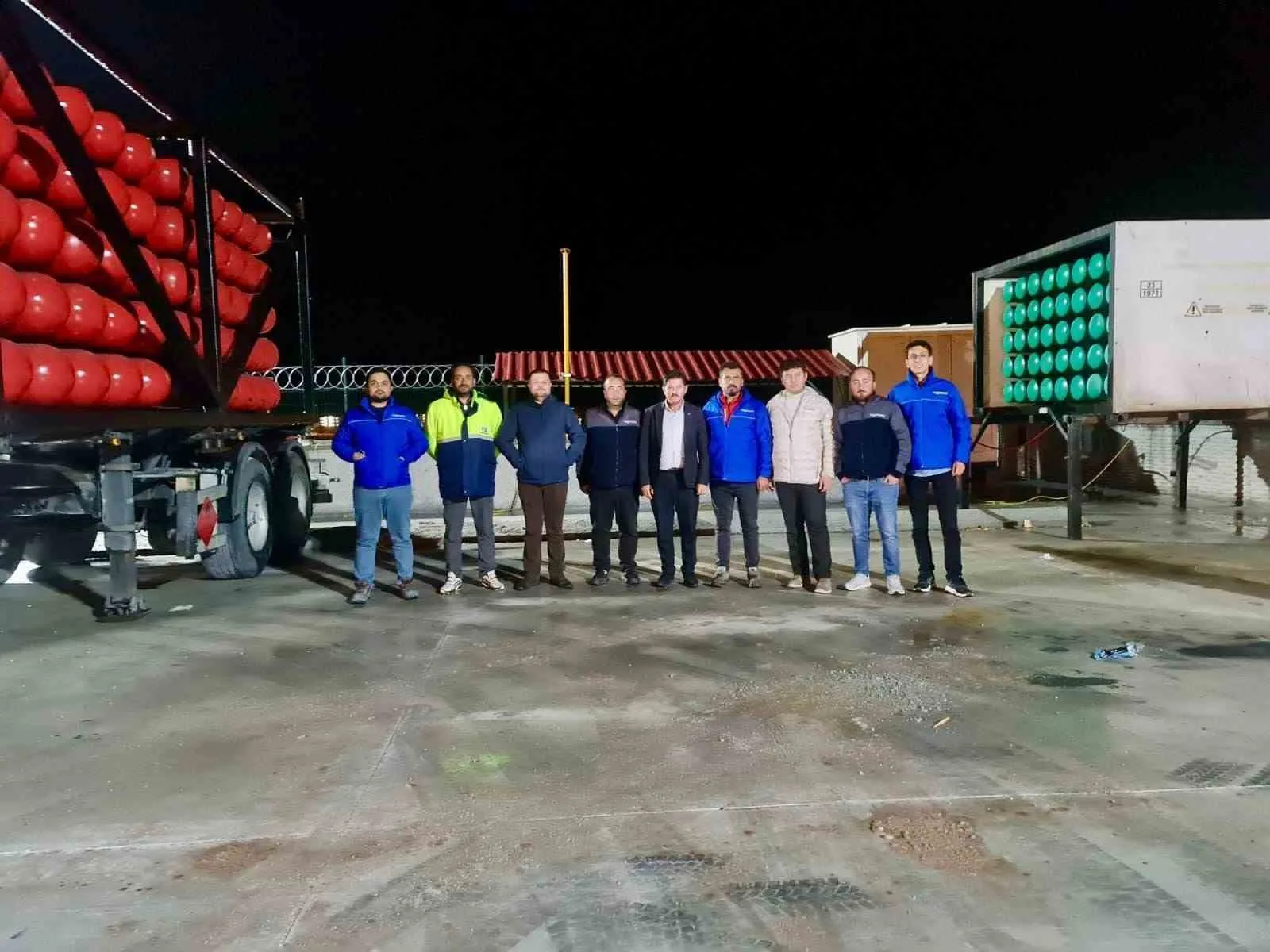 Kütahya’nın Aslanapa ilçesinde Doğalgaz CNG İstasyonu ile birlikte ilçede doğalgazda