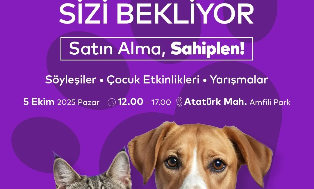 Ataşehir Belediyesi, Dünya Hayvanları Koruma Günü kapsamında anlamlı bir etkinliğe