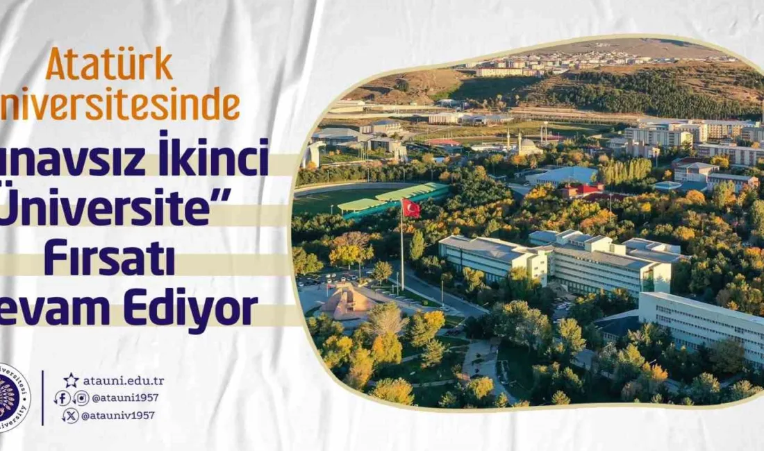 Atatürk Üniversitesi, öğrencilerine ve mezunlarına kariyerlerini güçlendirecek yeni bir imkân