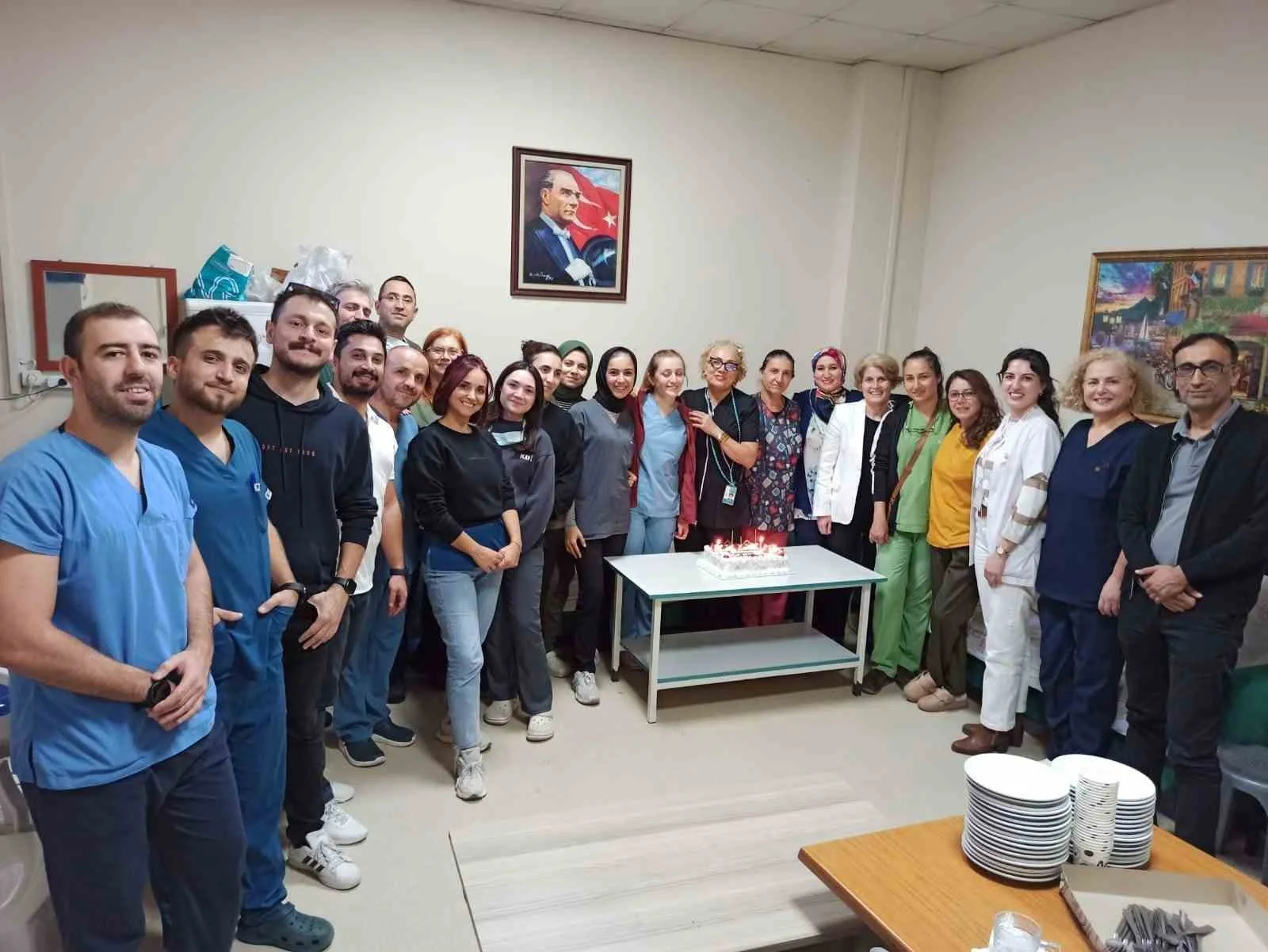 Aydın Devlet Hastanesi’nde, ameliyatların görünmeyen kahramanları olan anestezi çalışanlarının ’Dünya