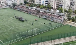 Aydın Valiliği koordinesinde gerçekleştirilen helikopter destekli saha tatbikatında, ekipler senaryo