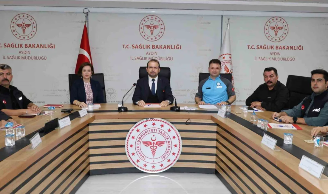 Aydın İl Sağlık Müdürlüğü koordinesinde, Türkiye Afet Müdahale Planı (TAMP)