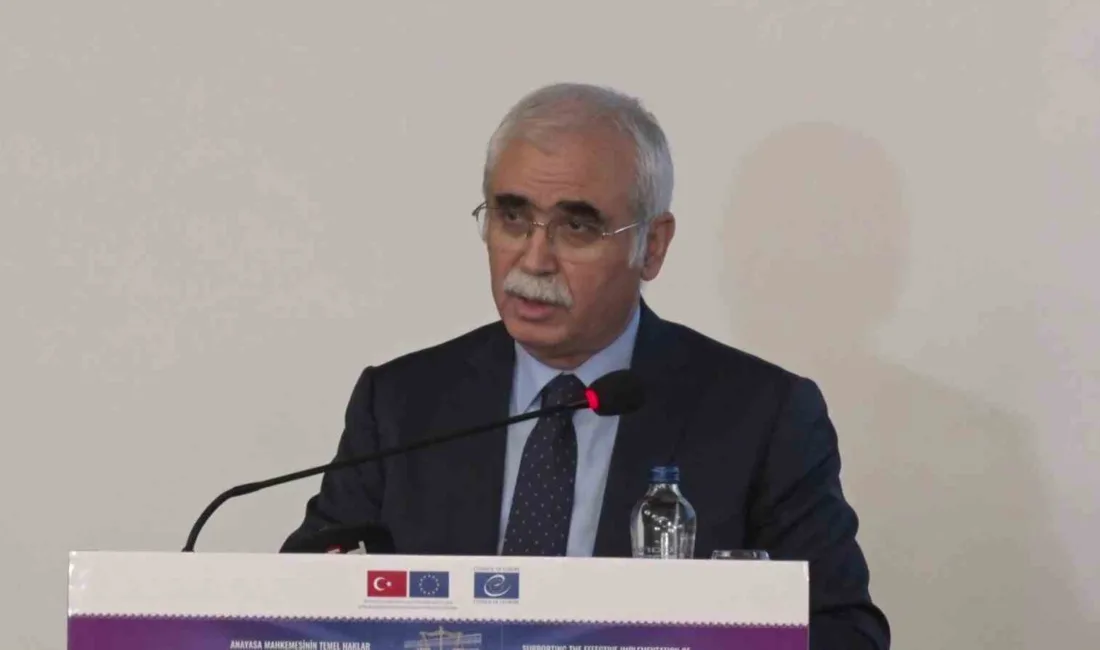 Anayasa Mahkemesi Başkanı Kadir Özkaya, “Adalet terazisi, hakim ve savcıların