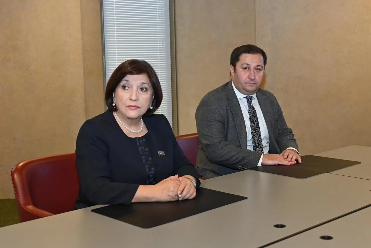 Azerbaycan Milli Meclis Başkanı Sahibe Gafarova, Ermenistan Parlamentosu Başkanı Alen