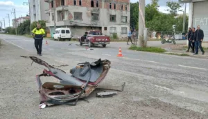Samsun’un Bafra ilçesinde kamyon ile pikabın çarpıştığı kazada 1 kişi