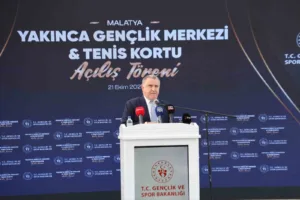 Gençlik ve Spor Bakanı Dr. Osman Aşkın Bak, Malatya’da Yakınca