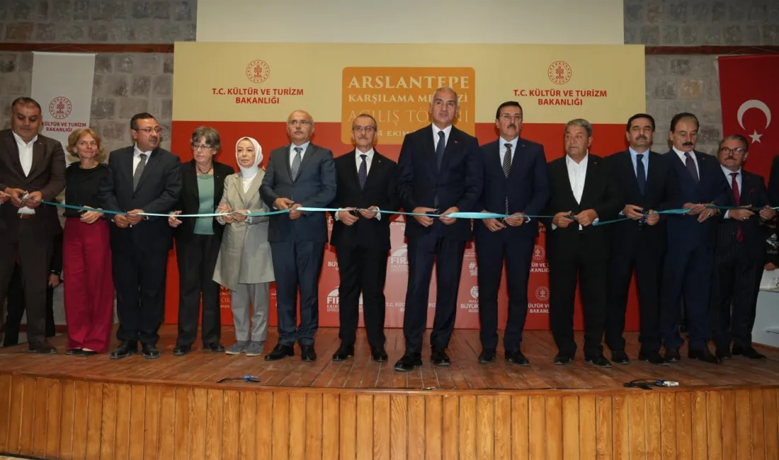 Arslantepe Karşılama Merkezi’nin açılışı Türkiye Kültür Yolu Festivali kapsamında Malatya’da