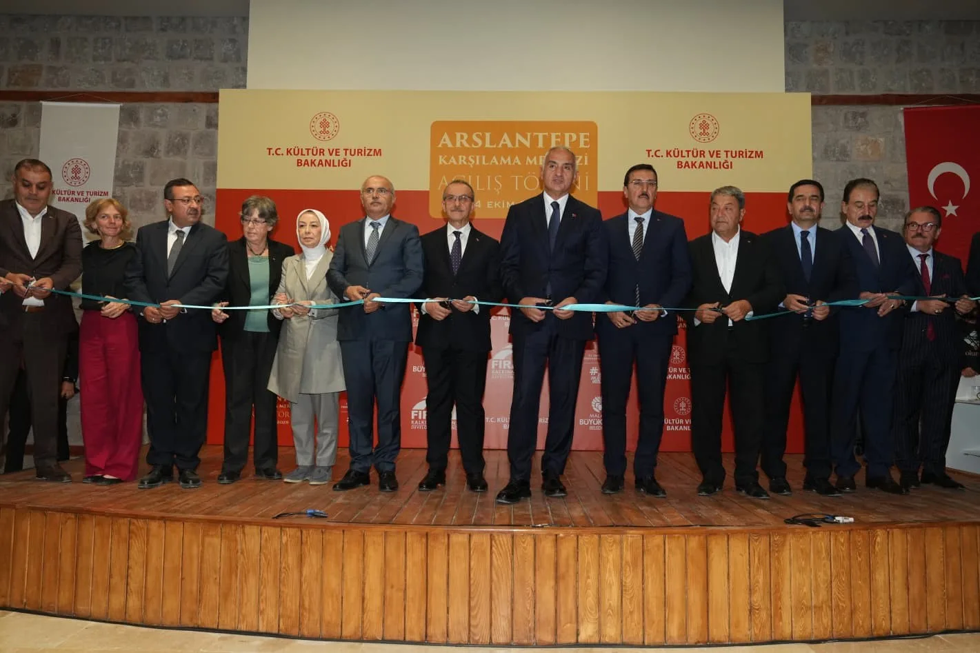 Arslantepe Karşılama Merkezi’nin açılışı Türkiye Kültür Yolu Festivali kapsamında Malatya’da