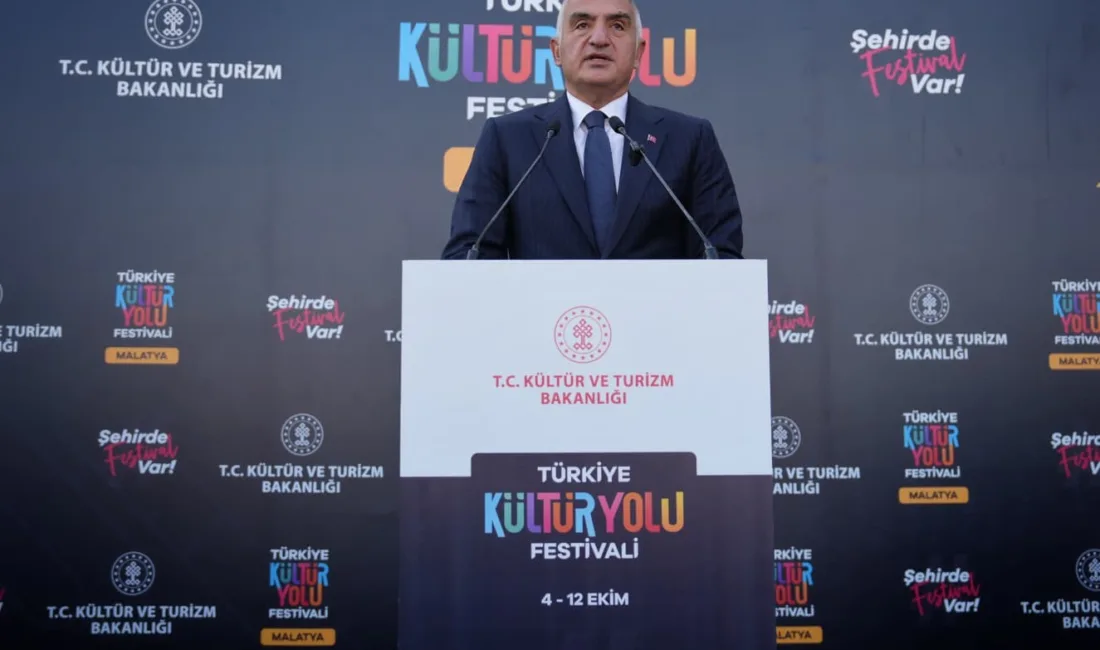 Malatya’da Türkiye Kültür Yolu Festivali’nin açılışı, Kültür ve Turizm Bakanı