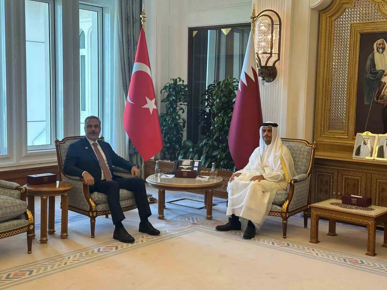 Dışişleri Bakanı Hakan Fidan, Doha’da Katar Başbakanı ve Dışişleri Bakanı