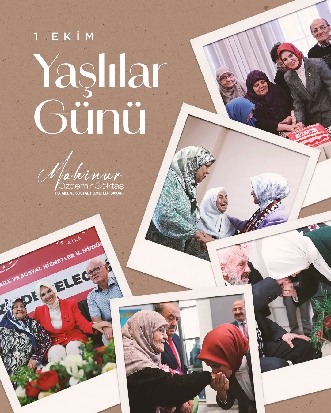 Aile ve Sosyal Hizmetler Bakanı Mahinur Özdemir Göktaş, 1 Ekim