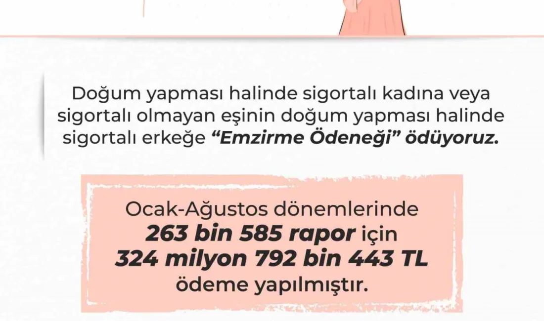 Çalışma ve Sosyal Güvenlik Bakanı Vedat Işıkhan, emzirme ödeneklerine ilişkin,