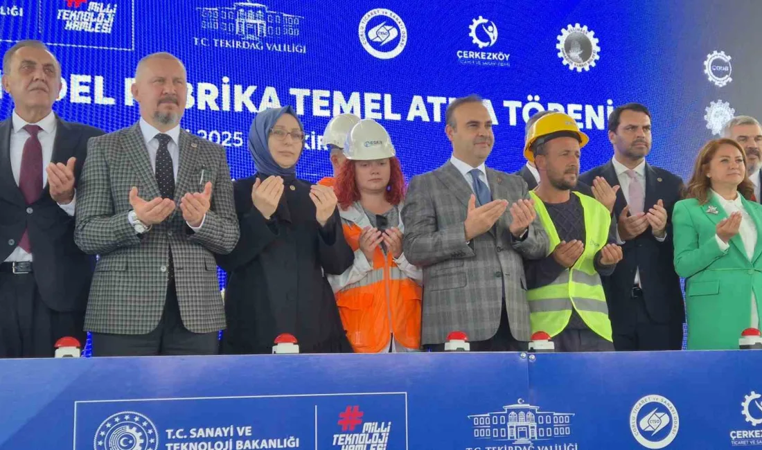 Sanayi ve Teknoloji Bakanı Mehmet Fatih Kacır, Tekirdağ’da Velimeşe OSB’de