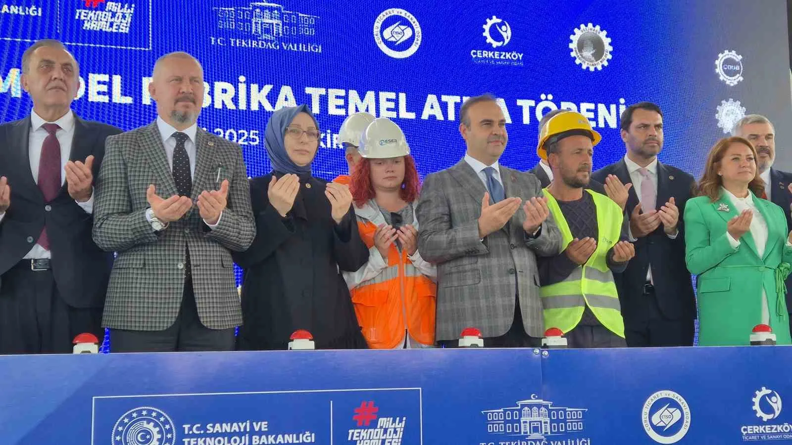 Sanayi ve Teknoloji Bakanı Mehmet Fatih Kacır, Tekirdağ’da Velimeşe OSB’de