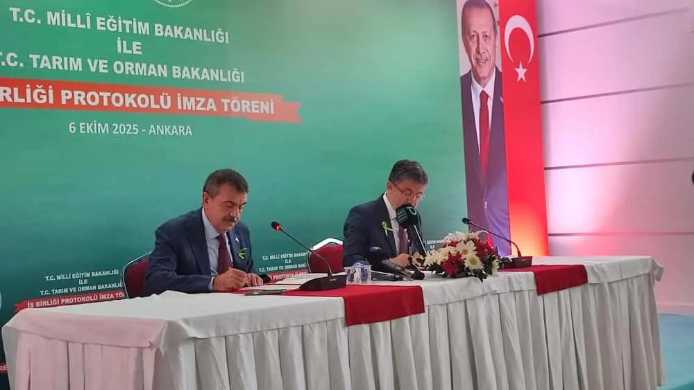 Milli Eğitim Bakanı Yusuf Tekin, “Tarım ve Orman Bakanlığı ile