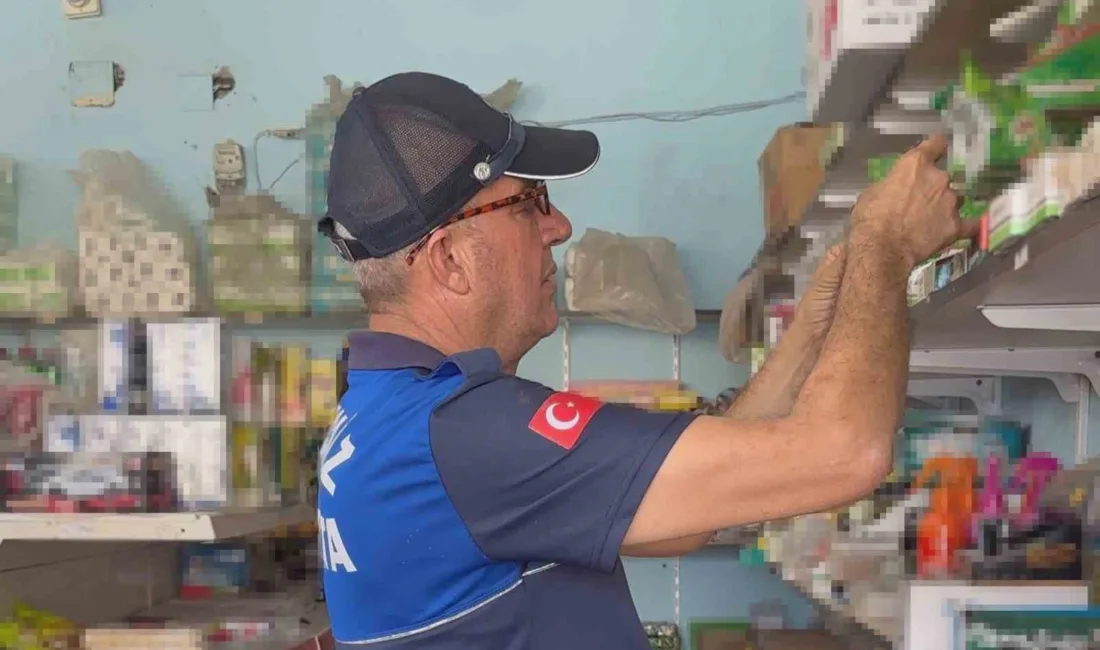 Mersin’in merkez Akdeniz ilçesinde zabıta ekiplerince yapılan denetimlerde, bir mahalle