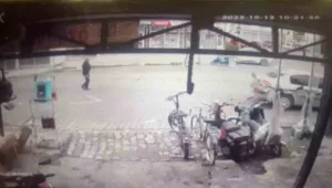 Samsun’un Çarşamba ilçesinde gerçekleşen banka soygunu sonrası olay yerinden kaçan