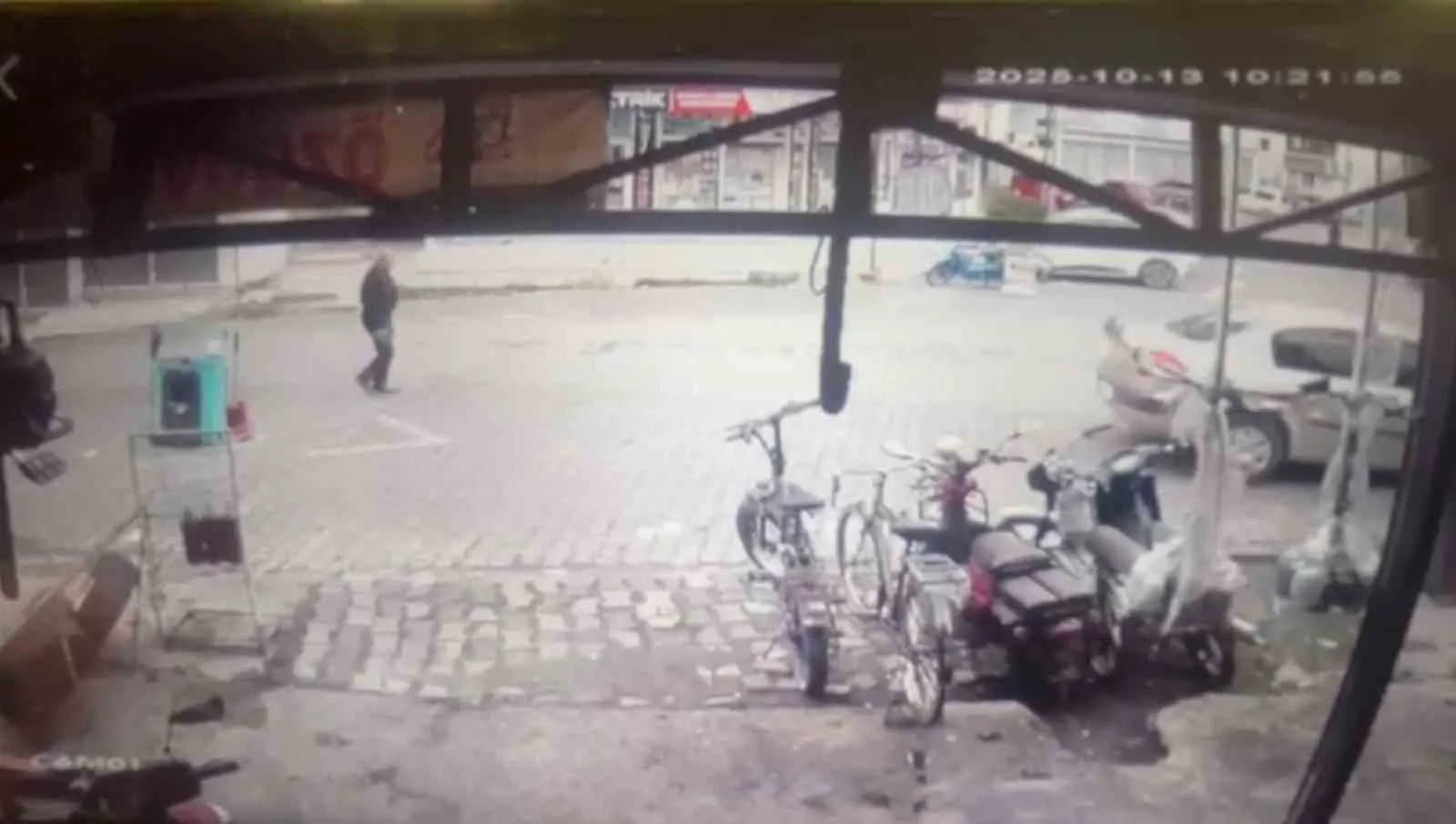 Samsun’un Çarşamba ilçesinde gerçekleşen banka soygunu sonrası olay yerinden kaçan