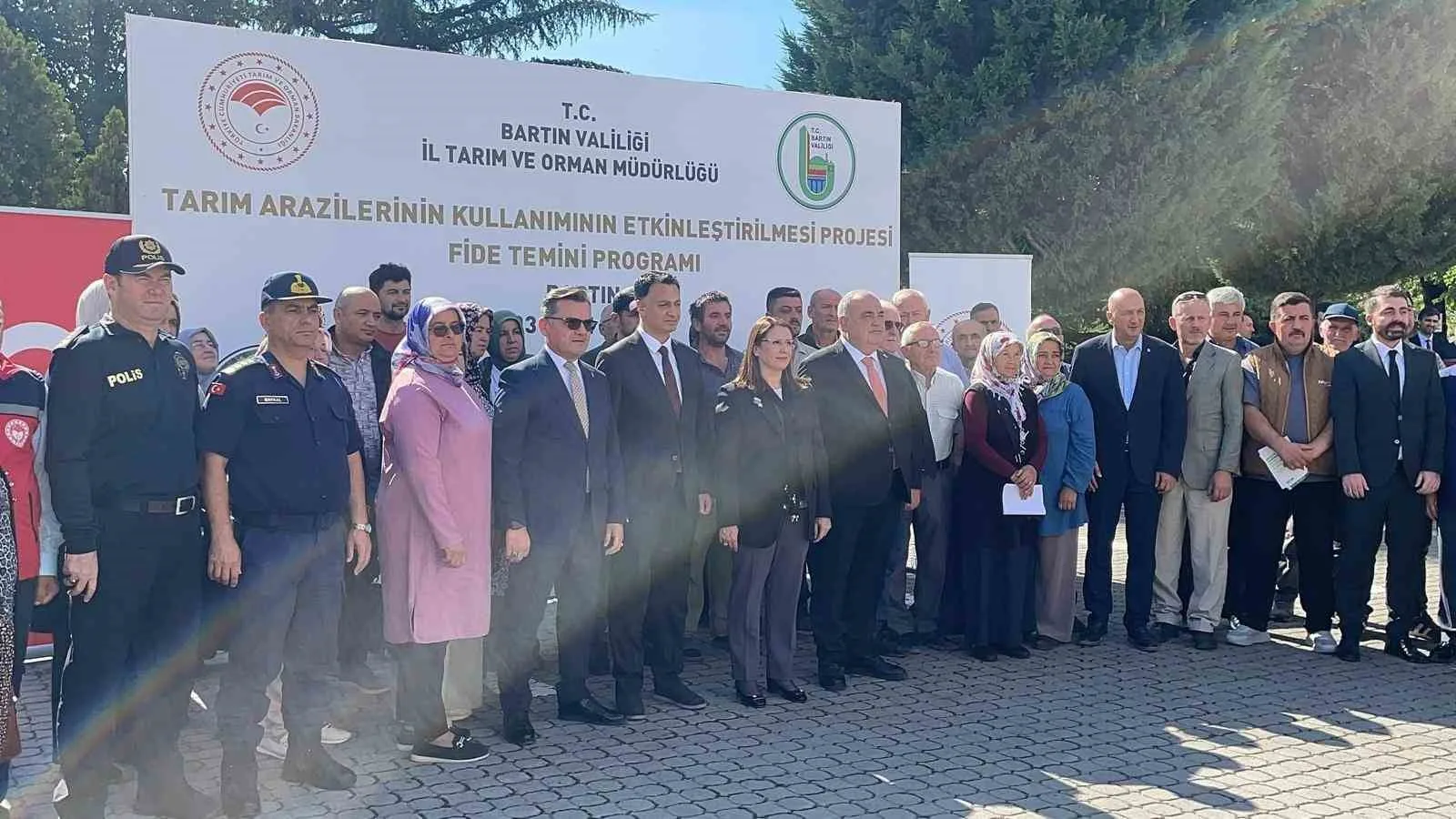 Bartın’da yüzde 75 hibeli Fide Destekleme Programı kapsamında çiftçilere 300