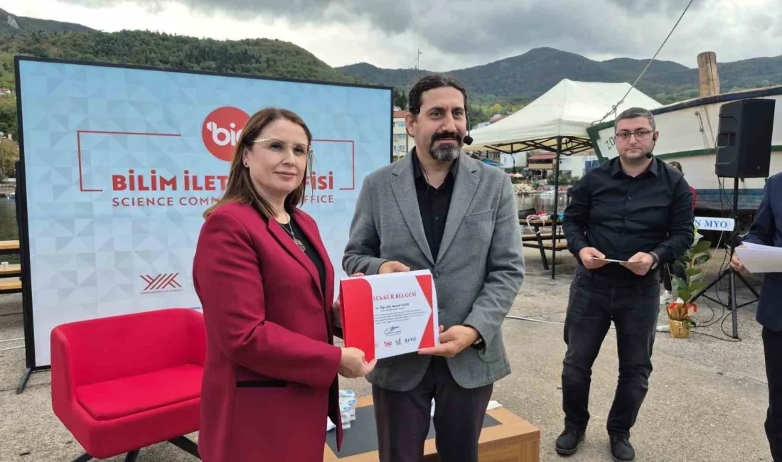 Bartın Üniversitesi (BARÜ) Kurucaşile ilçesinde bilim kafe etkinliği gerçekleştirdi. Etkinlikte