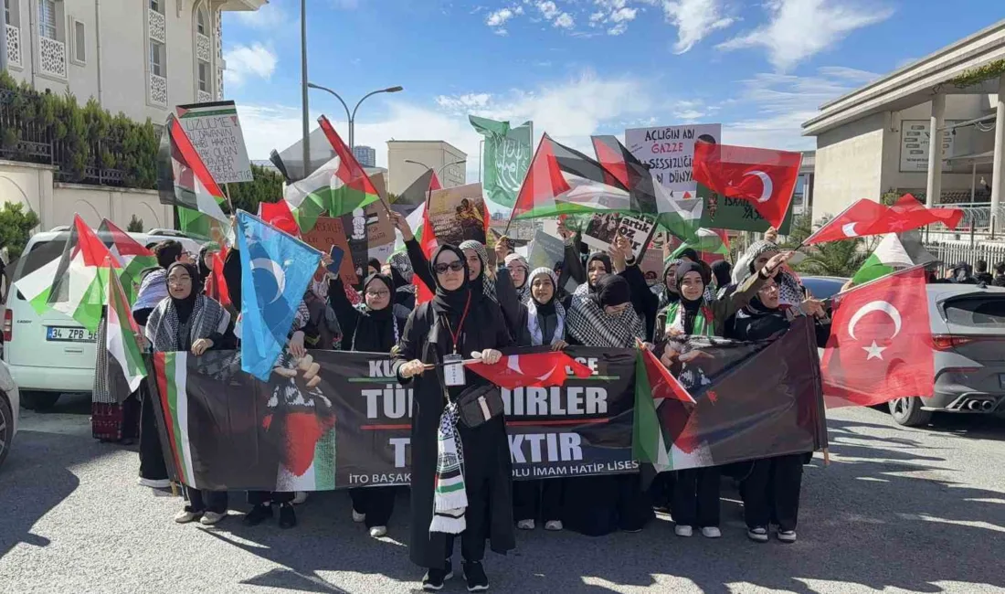 Başakşehir’de, Kudüs ve Gazze’de yaşanan insanlık dramına dikkat çekmek amacıyla