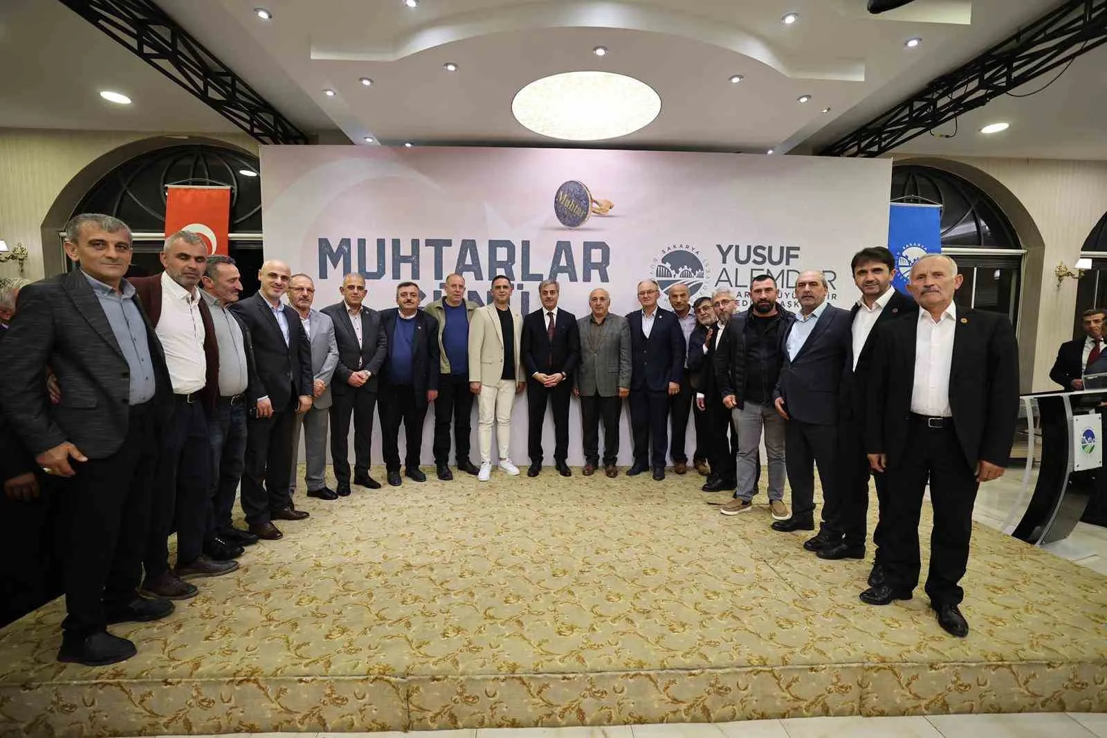 Muhtarlar Günü çerçevesinde Sakarya’nın 16 ilçesindeki muhtarlarla bir araya gelen