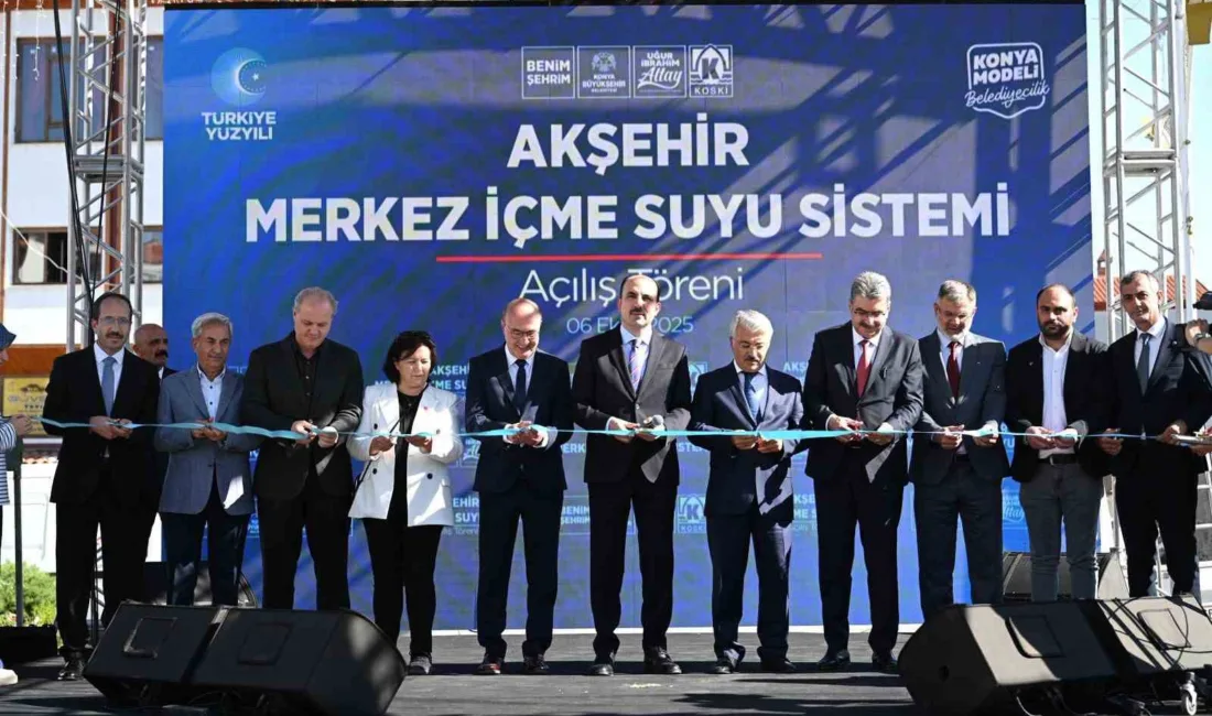 Konya Büyükşehir Belediyesi tarafından Akşehir’de yapımı tamamlanan 104 kilometrelik Merkez