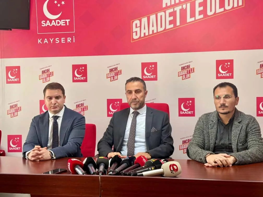 Saadet Partisi (SP) Kayseri İl Başkanı Erdal Altun; düzenlediği basın