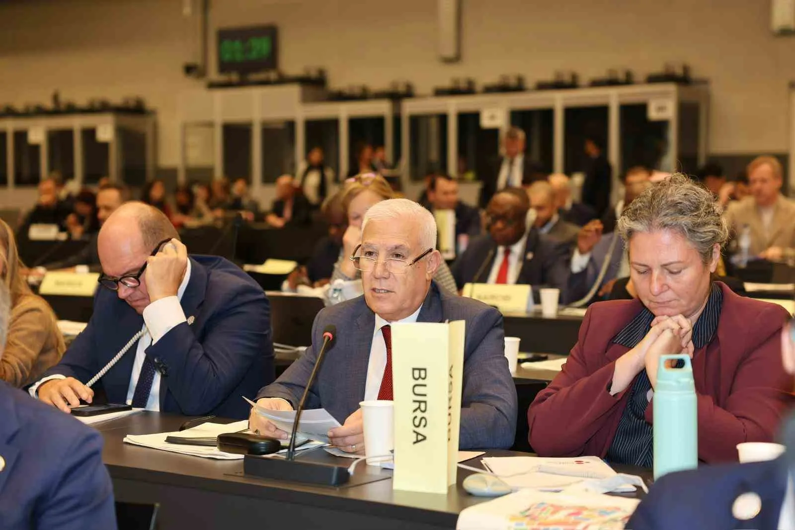 Bursa Büyükşehir Belediye Başkanı Mustafa Bozbey, Birleşmiş Milletler’in Cenevre’de düzenlediği