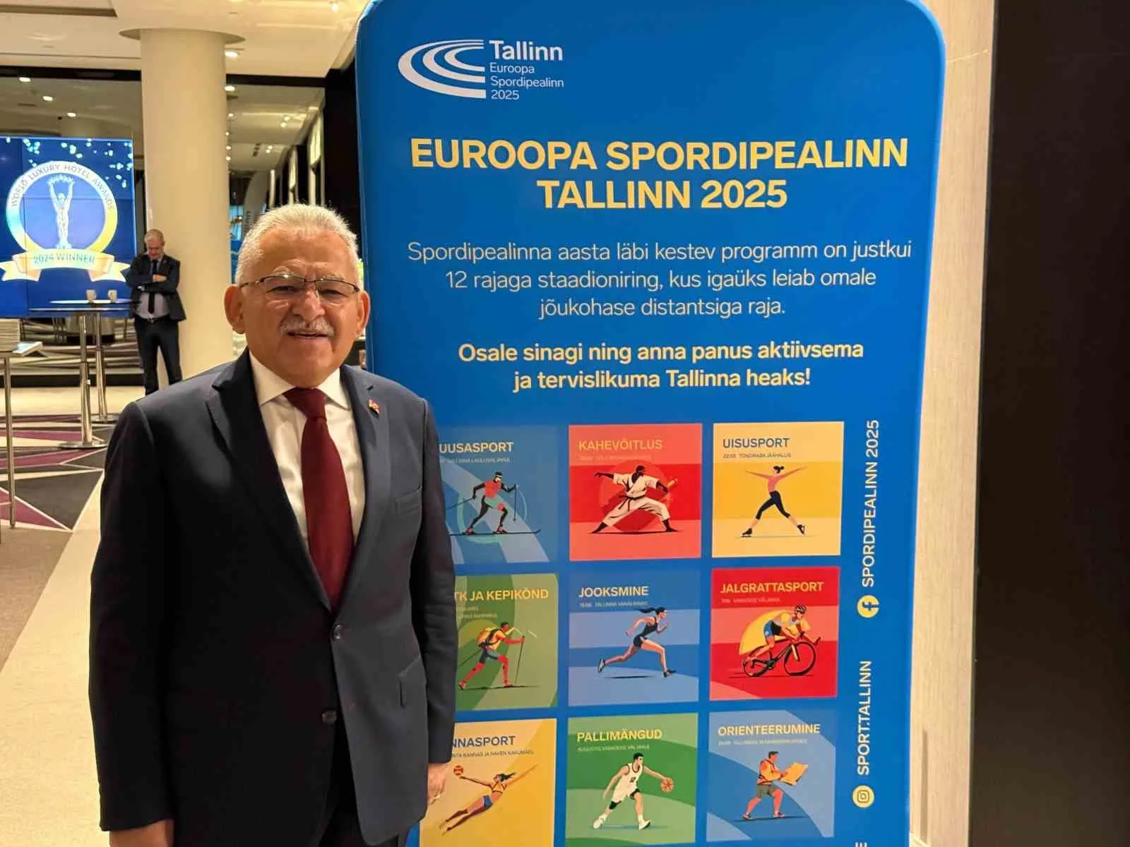 Kayseri’nin spor vizyonu ve uluslararası hedefleri kapsamında Estonya’nın başkenti Tallinn’e