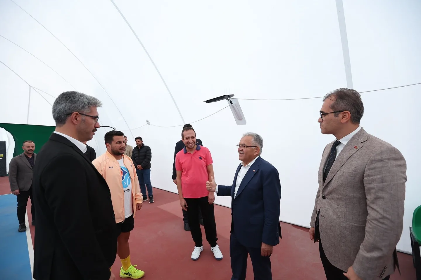 Kayseri Büyükşehir Belediye Başkanı Dr. Memduh Büyükkılıç, Recep Tayyip Erdoğan