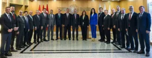 Aydın Valisi Yakup Canbolat başkanlığındaki Aydın heyeti, Ulaştırma ve Altyapı