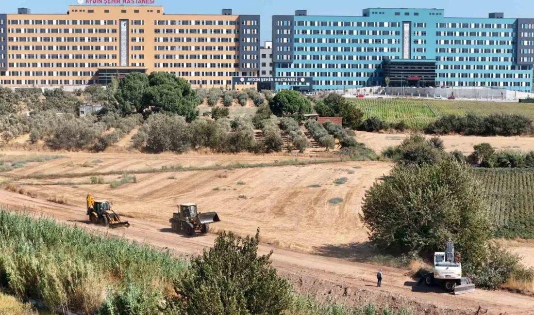 Aydın Büyükşehir Belediyesi, kentte yapımı süren Şehir Hastanesi’ne ulaşımı kolaylaştıracak