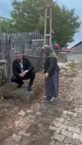 Karabük’ün Eskipazar Belediye Başkanı Serkan Civa’nın, vatandaşla girdiği diyalog sırasında