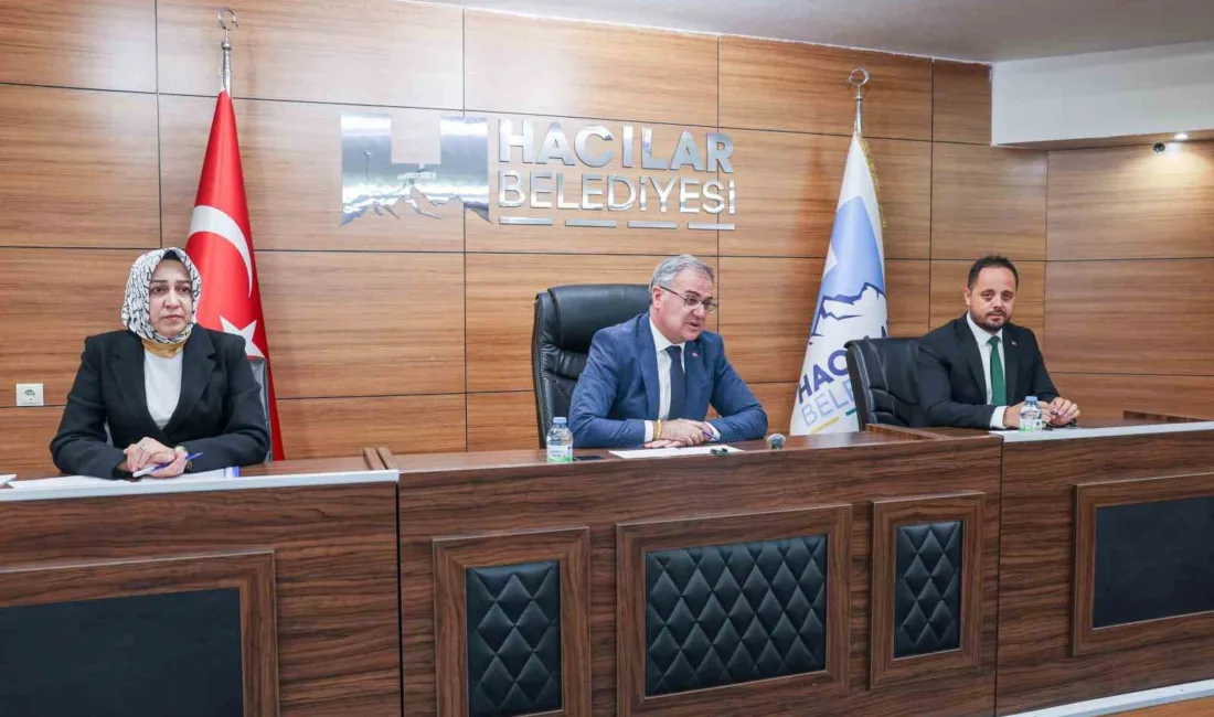Hacılar Belediyesi Ekim Ayı Olağan Meclis Toplantısı; Belediye Başkanı Bilal
