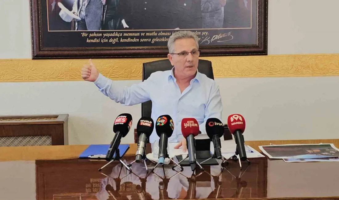 Aydın’ın Nazilli ilçesindeki ‘Millet Bahçesi’ tartışmasına ilişkin açıklama yapan Nazilli